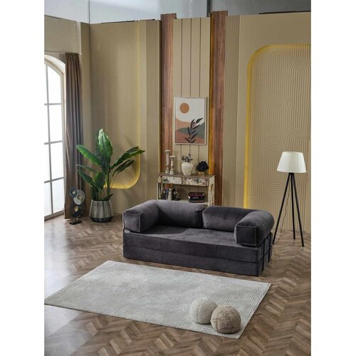 Atelier Del Sofa Kanepe 200 trosed na razvlačenje 200 cm, antracit Cene