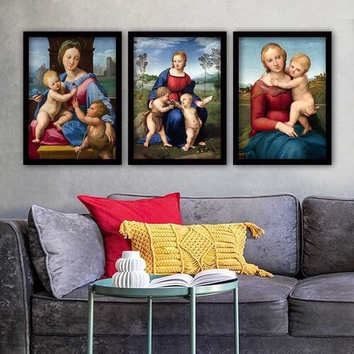 Wallity Set uramljenih slika 3SC_UN3848171, 3 dijela Cene