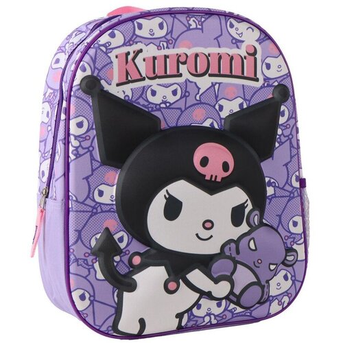 Hello Kitty Mochila 3D Kuromi 30 cm Slike