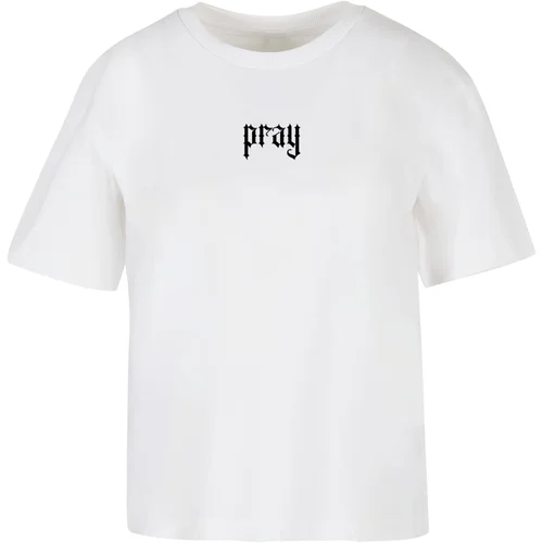 Mister Tee Women's T-shirt Praying Hands white