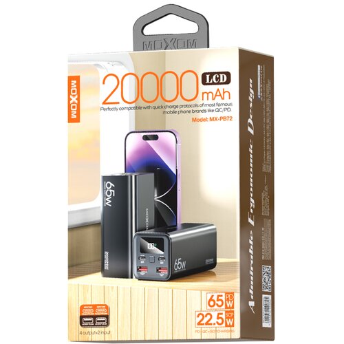 Moxom Power bank 20000mAh MX-PB72/ crna Cene