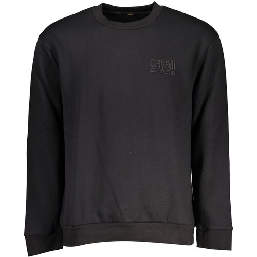 Cavalli Class MEN&#39;S BLACK ZIP-OUT SWEATSHIRT Cene
