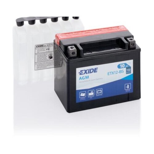 Akumulator EXIDE Bike AGM 12V 10Ah 150A (ETX12-BS) Cijene
