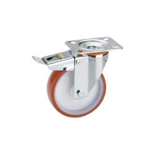 DÖRNER&HELMER 732571 Okretni kotač od poliamida 125x30 mm Gl, PU guma, ploča 100x85 mm, TF Cijene