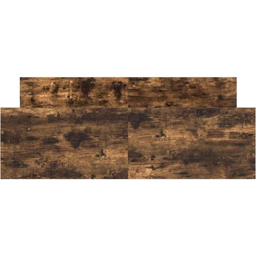  Okvir kreveta s uzglavljem i podnožjem boja hrasta 140 x 200 cm Slike