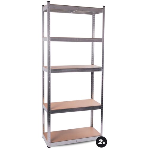 Aga 2x Metalna polica 174 x 75 x 30 cm 5 polica AGA MR4601-2 Cijene