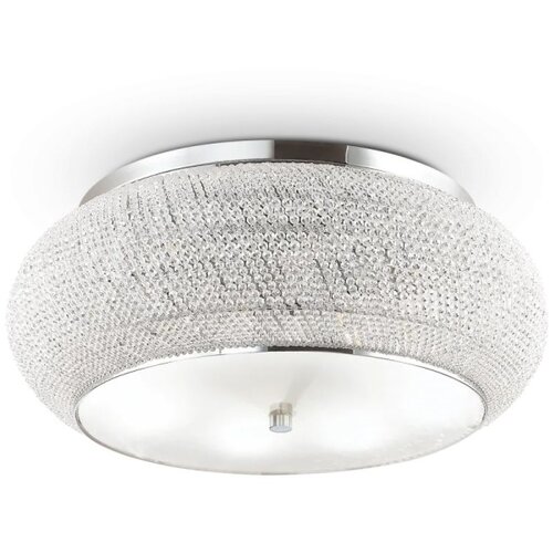 Ideal lux - kristalni plafonski luster pasha 14xE14/40W/230V &amp;oslash; 65 hrom Slike