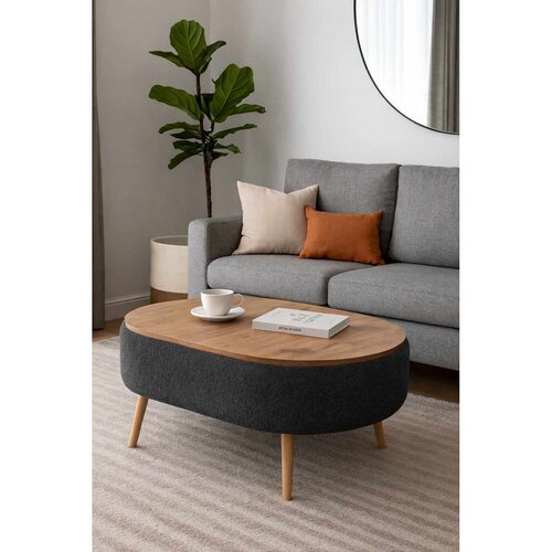 Hanah home Luno klub sto 90 × 45 × 60 cm, antracit Cene