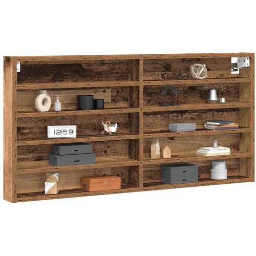 Ormar za izlaganje s policom Zidne Staro drvo 100 x 8,5 x 50 cm Slike