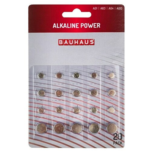 BAUHAUS Plosnata baterija AG1 / AG3 / AG4 / AG13 (1,5 V, 20 Kom.) Cijene