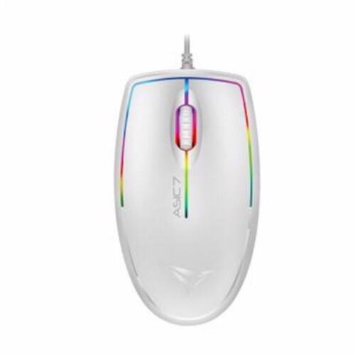 Alcatroz asic 7 rgb fx white optical mouse Cene