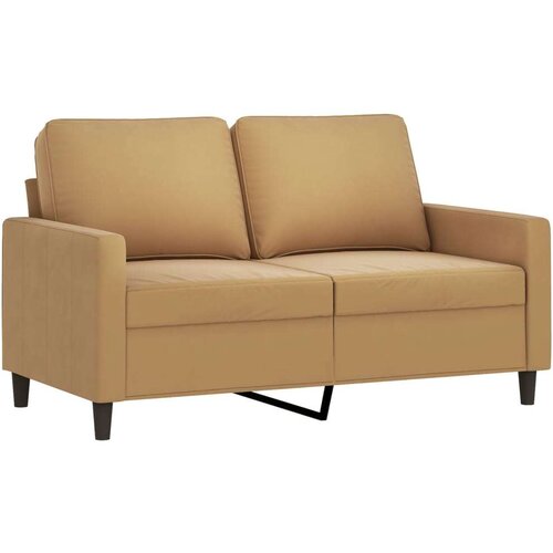  2-dijelni set sofa s jastucima smeđi bar&amp;scaron;unasti Slike