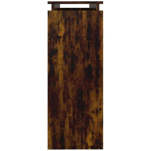  Konzolni stol dimljeni hrast 102x30x80 cm od konstruiranog drva Slike