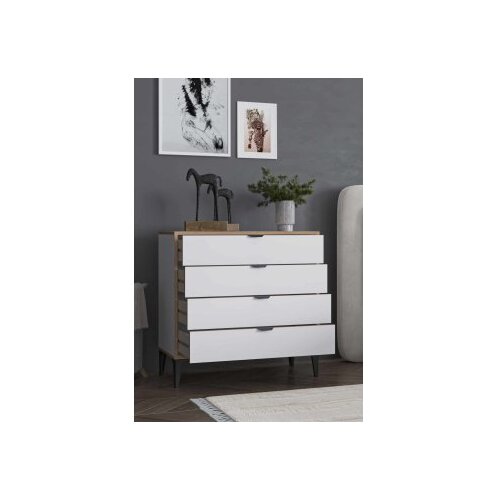 Hanah home komoda arden 4 white Slike