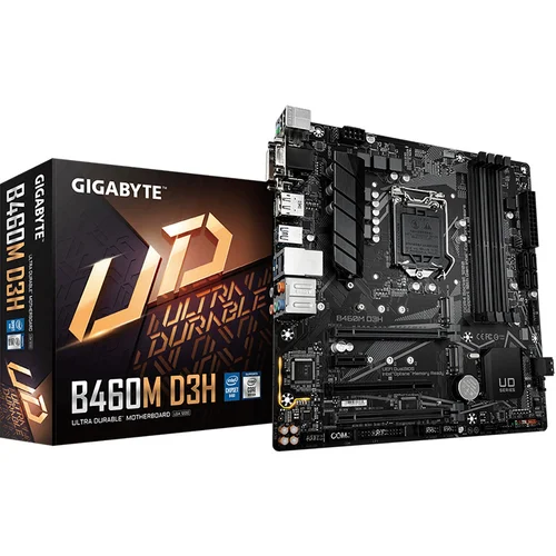 Gigabyte MB B460M D3H 1.0 Intel B460;LGA1200 4xDDR4;VGA,DVI,HDMI,DP;1xPCI;micro ATX