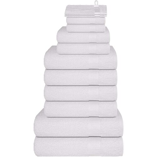 Furnova Komplet brisač 12-delni bela 360 gsm 100% bombaž, (21916698) Cene