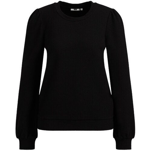 WE Fashion Majica črna Slike