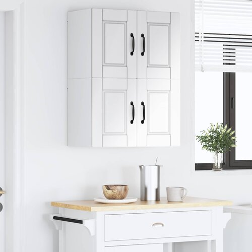  Ormar za Zid 2 pcs Visoki sjaj bijela 60 x 31 x 40 cm Slike