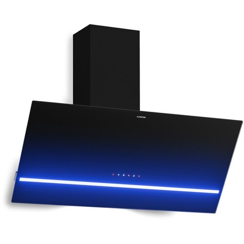 Klarstein Illuminosa kosa kuhinjska napa | Režim usisavanja i recirkulacije | Minimalistički dizajn | 818 m&sup3;/h | 90 cm Cijene