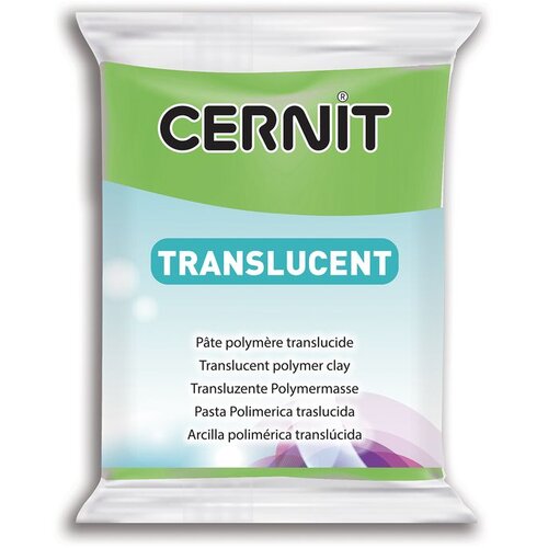 Cernit masa za modelovanje TRANSLUCENT 56g | lime Slike