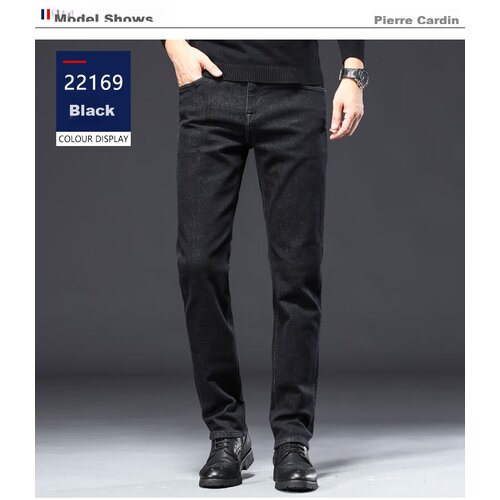 Pierre Cardin mu&amp;scaron;ke farmerke, crne Slike