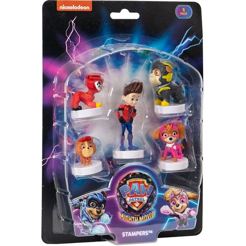 PMI P.M.I. PAW PATROL: THE MIGHTY MOVIE - &amp;Scaron;TAMPILJKE PAKET 5 RAZLIČNIH (S2) Slike