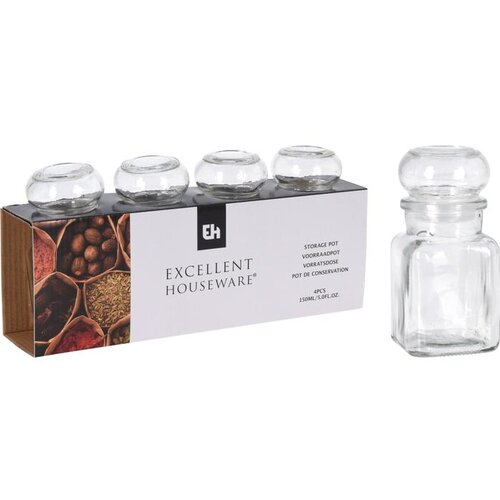  STAKLENKE SA POKLOPCEM 150ML SET 4/1 Cijene