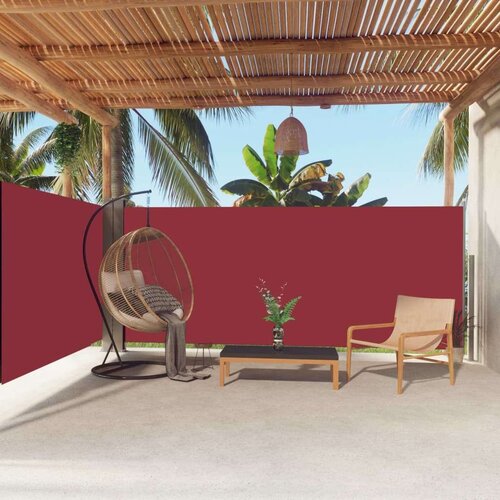  Uvlačiva bočna tenda crvena 160 x 600 cm Cijene