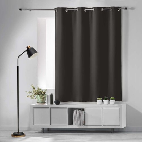Douceur d int&amp;eacute;rieur Črna zavesa zatemnitvena 135x180 cm Occult &amp;ndash; Slike