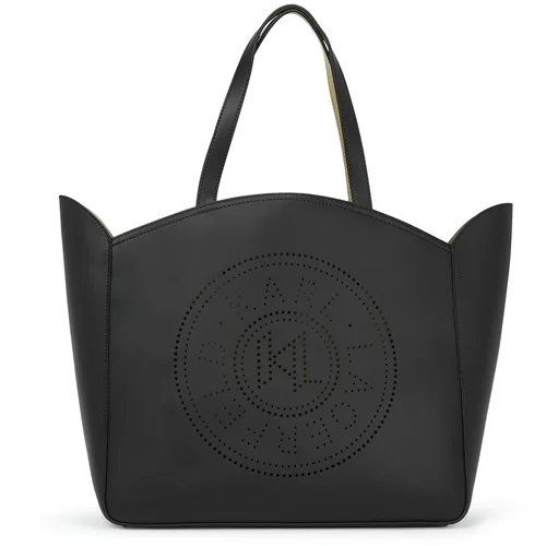 Karl Lagerfeld Nakupovalna torba črna