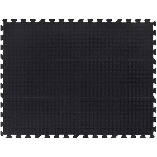 VidaXL Gumena podna pločica crna 12 mm 90 x 120 cm Slike