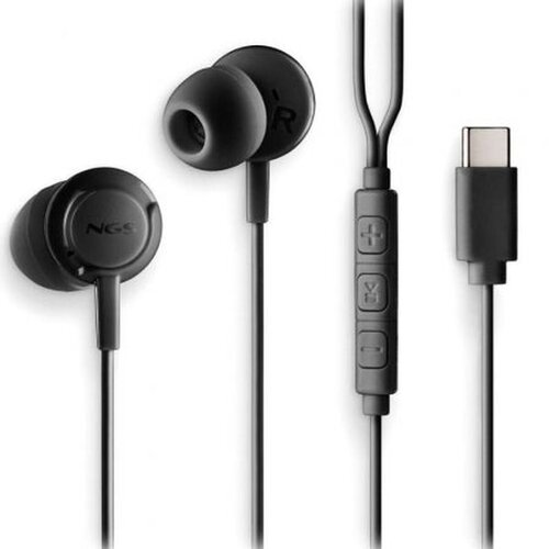 Ngs Slu&amp;scaron;alke Cross Step USB-C Črne, (5000530082) Slike