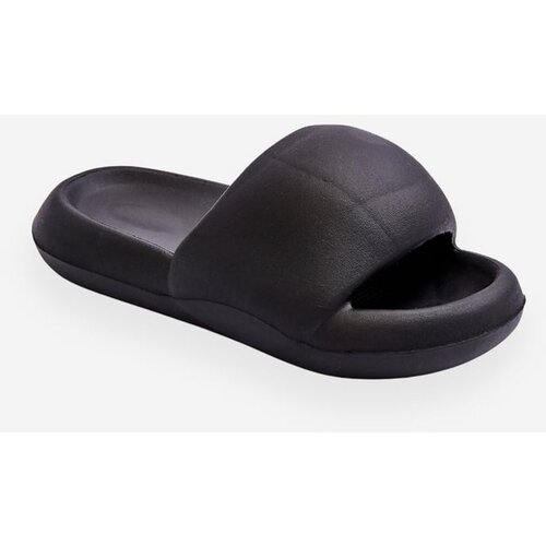 Kesi Women's light foam slippers on the platform Black Milton Slike