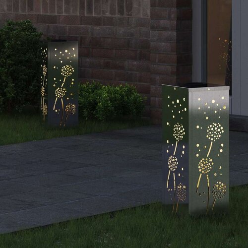  Solarna LED svjetlost za stazu 2 pcs Nehrđajući čelik Slike