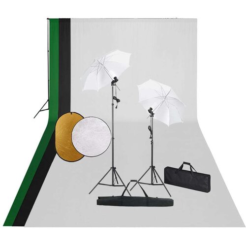  Fotografska oprema sa svjetlima pozadinom i reflektorima Slike