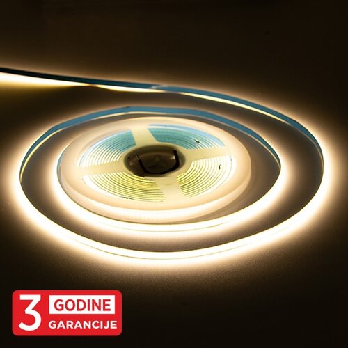 Mitea Lighting led traka 11W/1m 12V 4000K IP22 5m kotur cob 5mm 384 LED/1m 3Y MLH-2110-ML-5 Slike