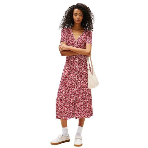 Tommy Hilfiger cvetna midi haljina Cene