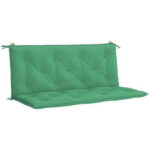  Jastuk za vrtnu klupu zeleni 120x(50+50)x7 cm od tkanine Oxford Slike