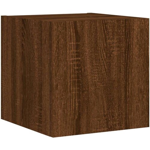  Zidni TV ormarići LED 2 kom smeđa boja hrasta 30 5 x 35 x 30 cm Slike