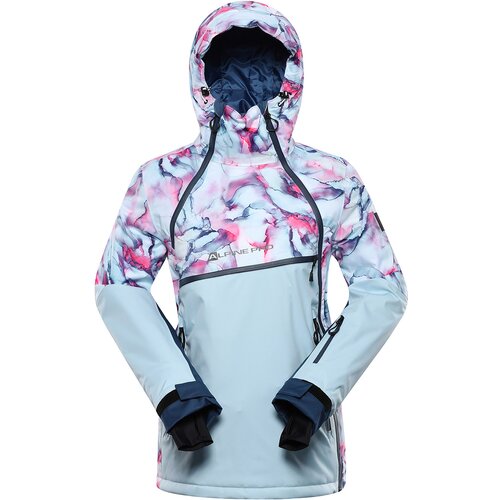 Alpine pro Women's ski jacket with ptx membrane OMEQA aquamarine variant pb Cene
