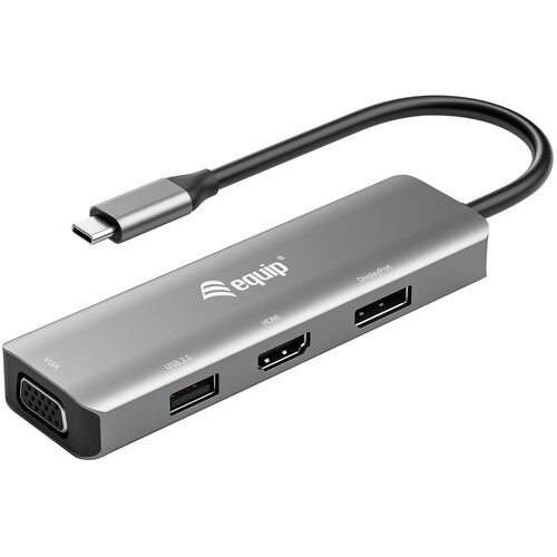 Equip USB-C to HDMI /DisplayPort /VGA /USB Adapter Slike