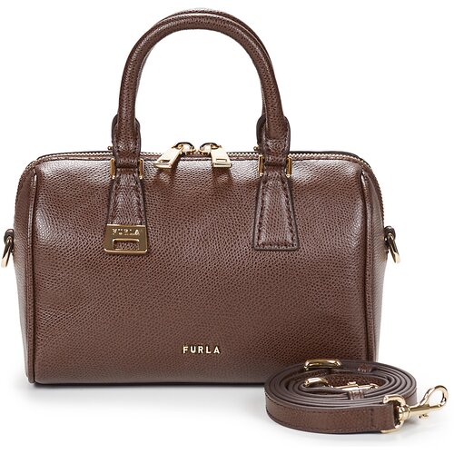 Furla OLIVIA MINI BOSTON BAG Smeđa Slike