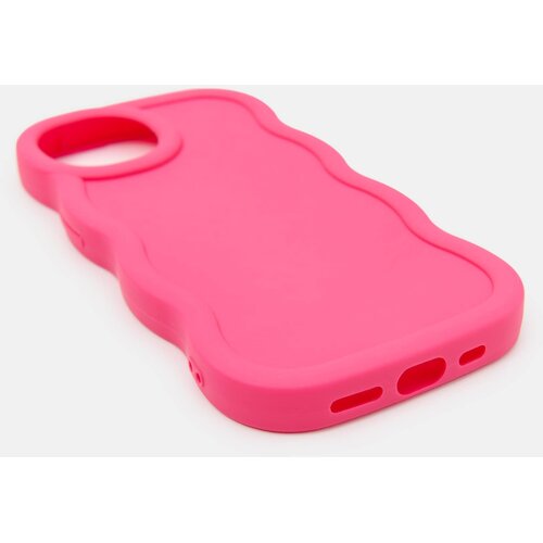 Sinsay Jednobojna maskica za iPhone 15 s valovitim rubom Slike