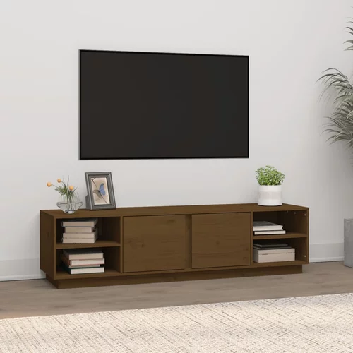 vidaXL TV ormarić smeđa boja meda 156 x 40 x 40 cm od masivne borovine