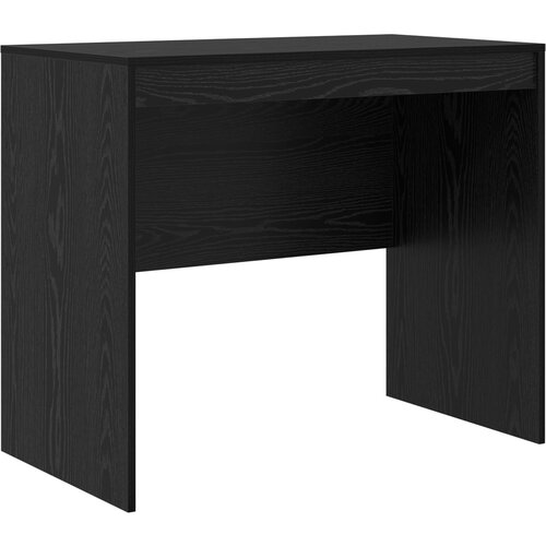 VidaXL Crni hrast stol za pisanje Crni hrast Iverica 90 x 50 x 76 cm Slike