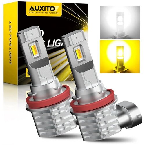 Auxito LED sijalice za maglu M4 Series H11/H8/H9, 6000K/3000K, 18W, 2 Komada Slike