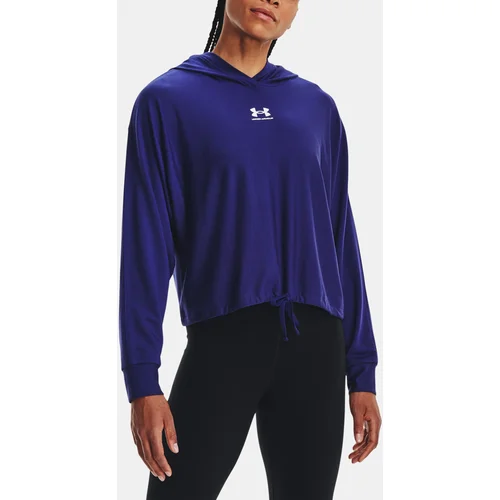 Under Armour Sweatshirt UA Rival Terry Oversized HD-BLU - Women