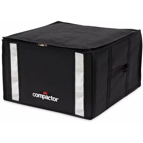 Compactor Črna škatla za shranjevanje oblačil XXL Black Edition 3D Medium, 125 l