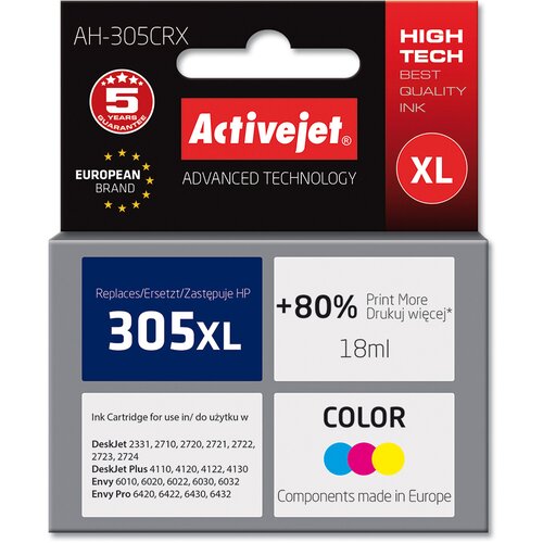 Activejet barvno črnilo HP 305XL 3YM63AE Slike