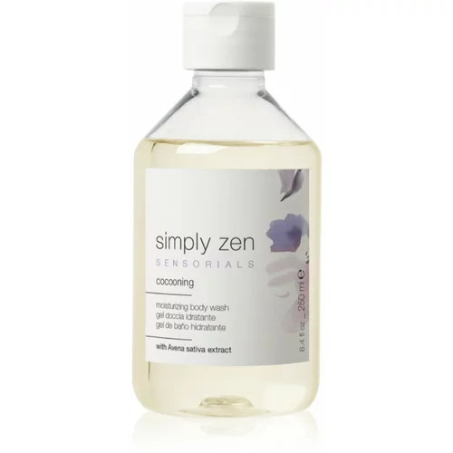Simply Zen Sensorials Cocooning Body Wash vlažilen gel za prhanje 250 ml
